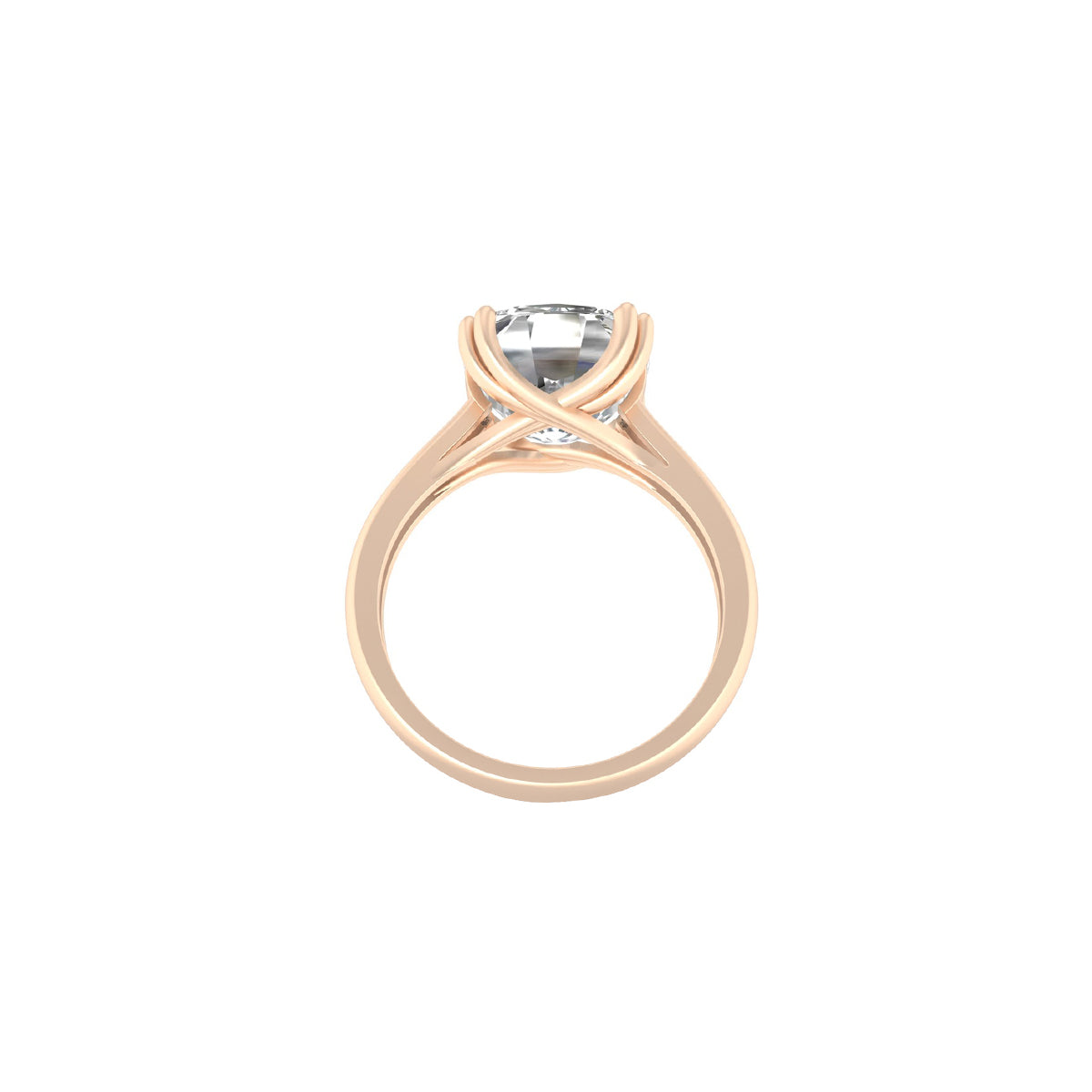 Crystal Quartz Ring in 14Kt Gold 5.13cts
