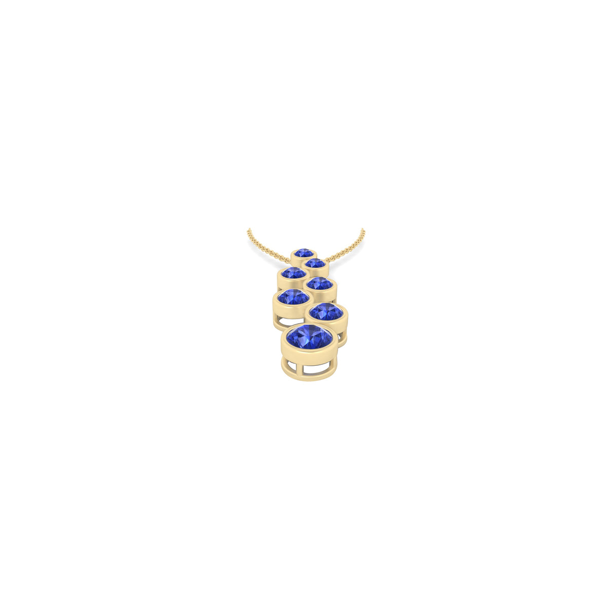 18KT Gold with Tanzanite Pendant 2.15ct