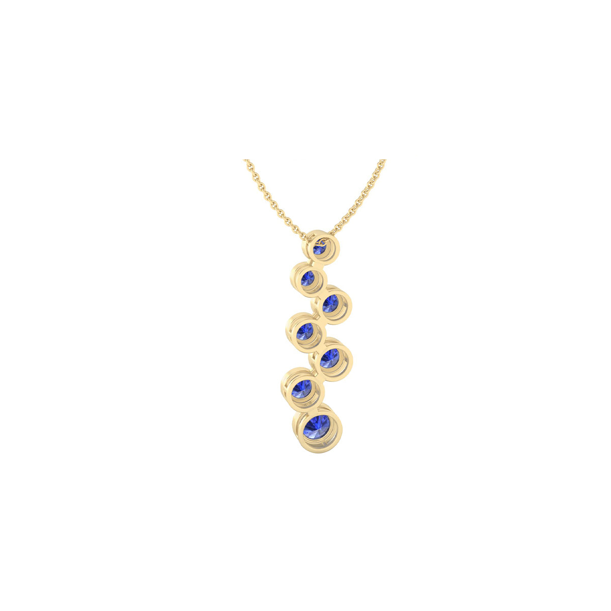 18KT Gold with Tanzanite Pendant 2.15ct