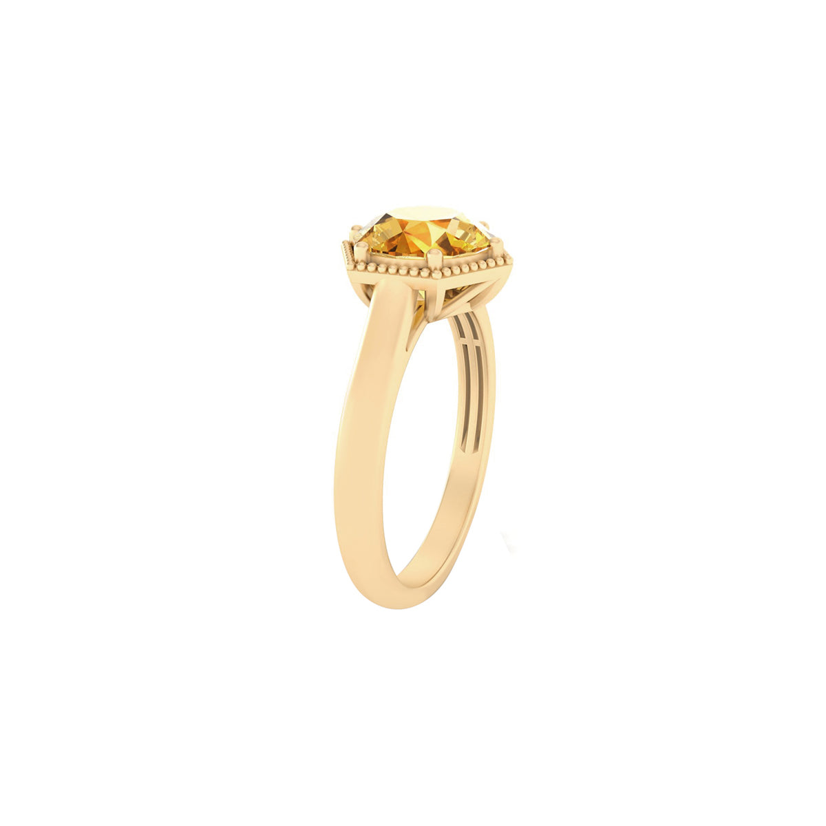 Citrine Ring in 18Kt Gold 1.72cts