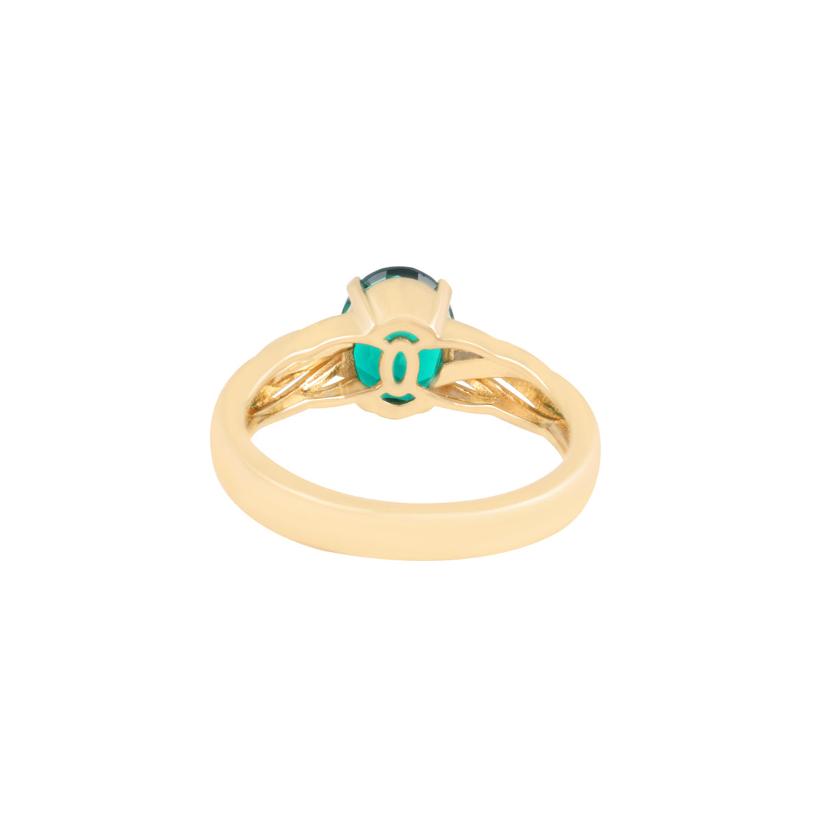 14KT Gold with Emerald Ring 1.63cts