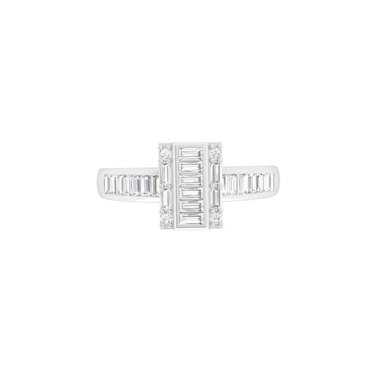 18KT White Gold With White Diamond Engagement Ring 0.29ct