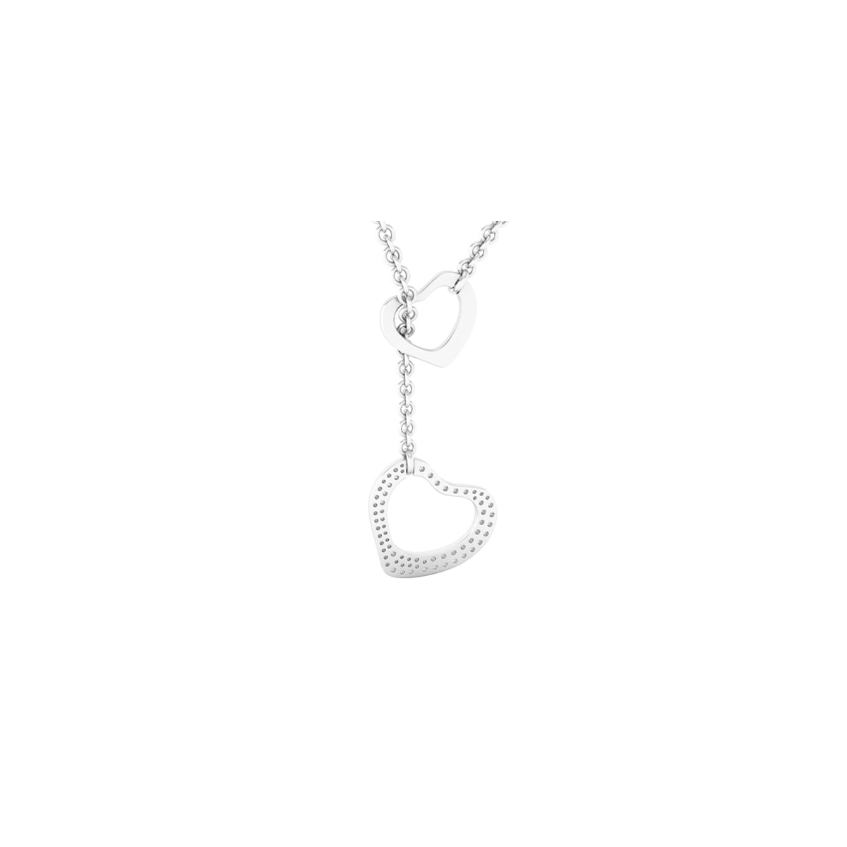 Platinum 950 with White Diamond Necklace 0.85cts