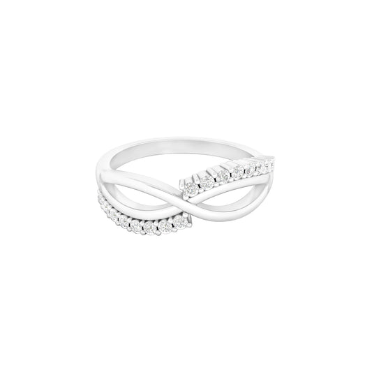 Platinum 950 with White Diamond Ring 0.22cts