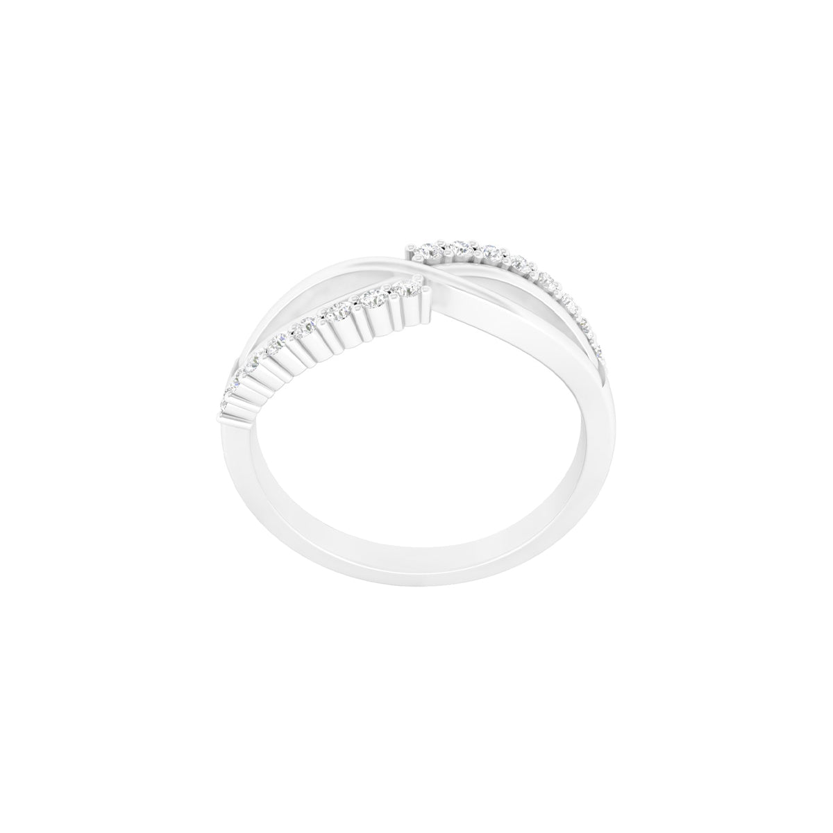 Platinum 950 with White Diamond Ring 0.22cts