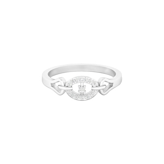 Platinum 950 with White Diamond Ring 0.11cts