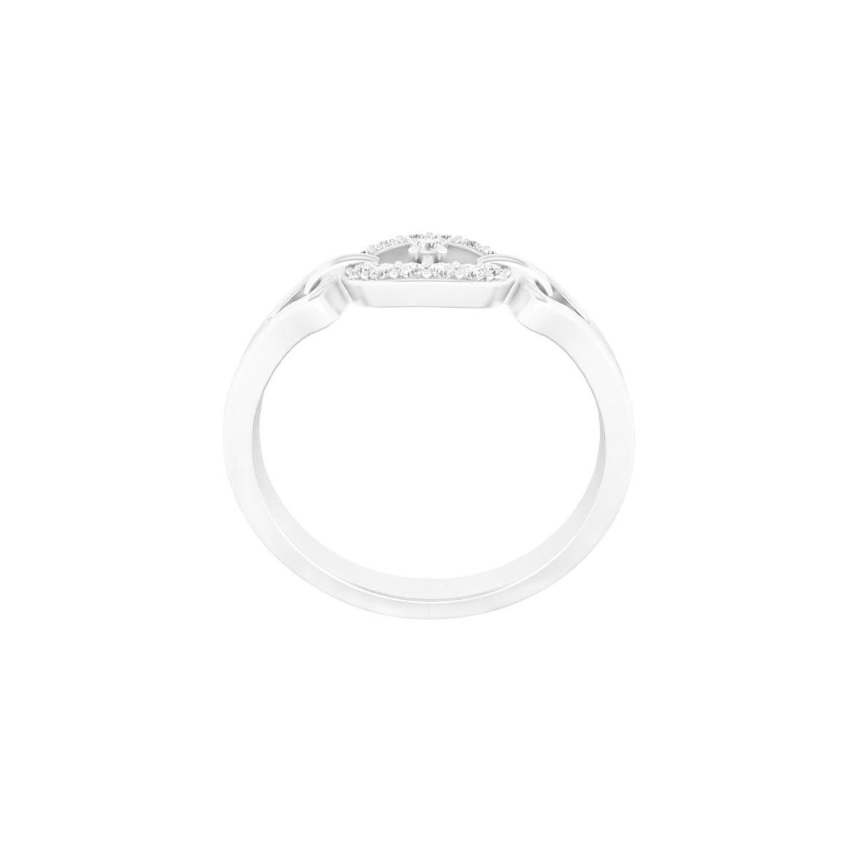 Platinum 950 with White Diamond Ring 0.11cts