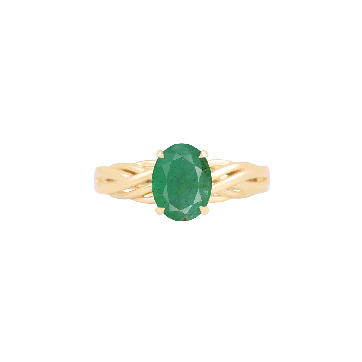 18KT Gold with Emerald Ring 1.87cts