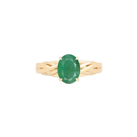 18KT Gold with Emerald Ring 1.87cts