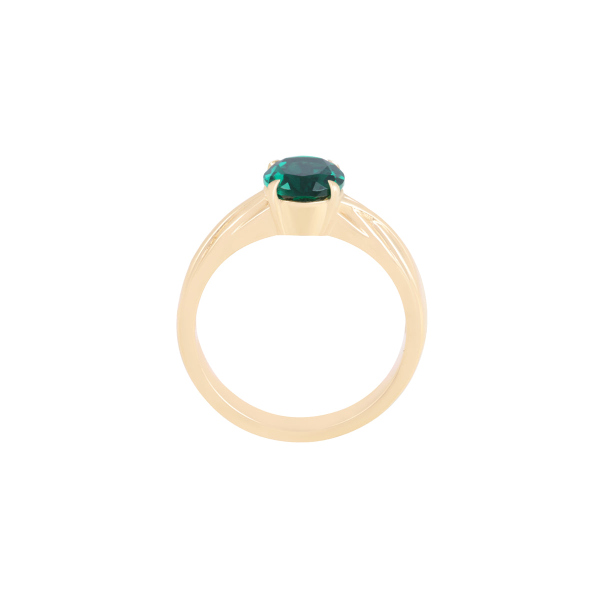 14KT Gold with Emerald Ring 1.63cts