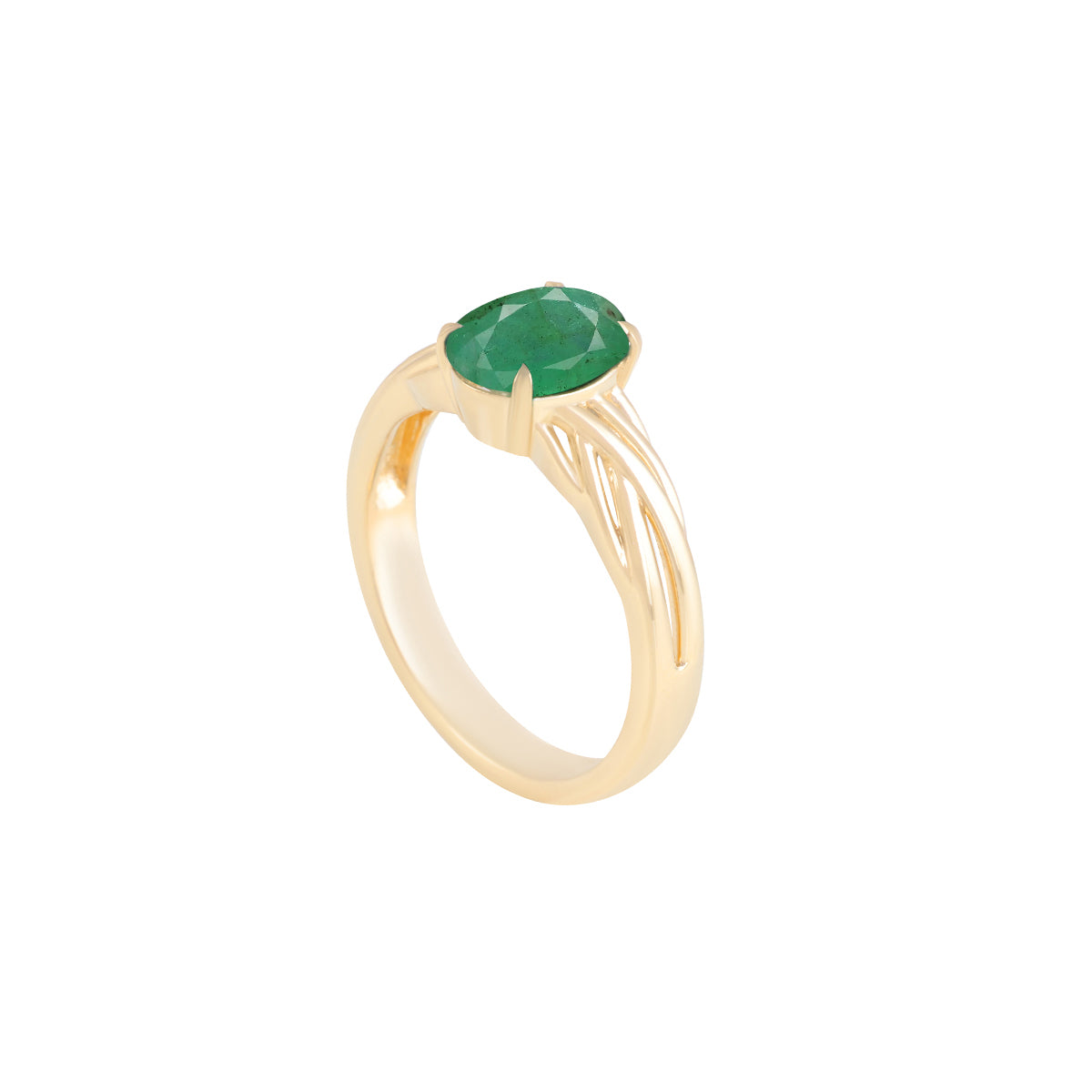 18KT Gold with Emerald Ring 1.87cts