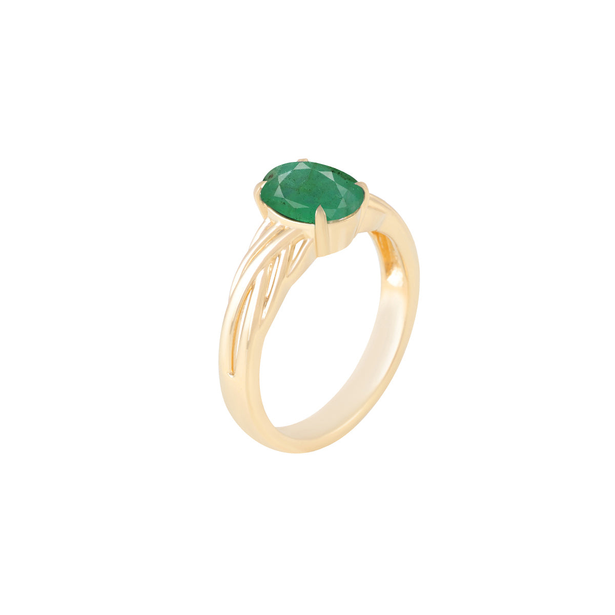 18KT Gold with Emerald Ring 1.87cts